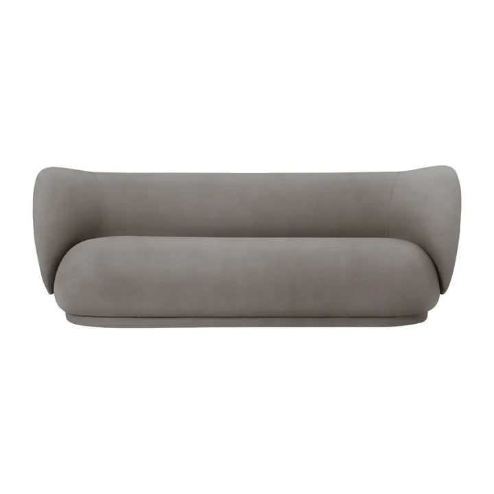 Rico soffa 3-sits - Brushed warm grey - Ferm Living