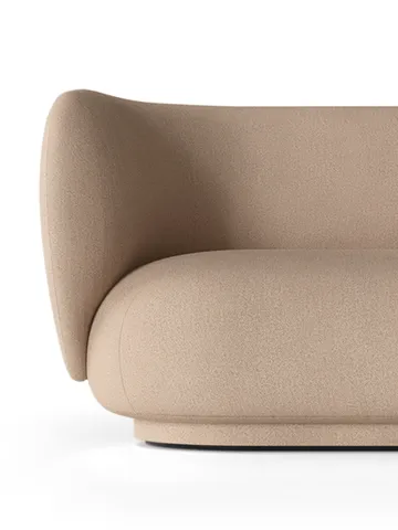 Rico soffa 4-sits - Brushed sand - Ferm Living