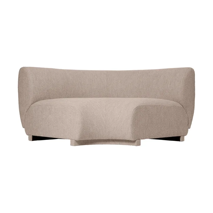 Rico soffmodul corner 90 Soft Bouclé - Natural - Ferm Living