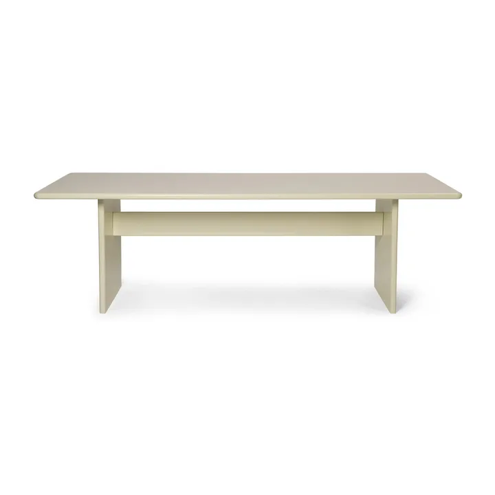 Rink matbord large 240x90x74 cm - Eggshell - Ferm Living