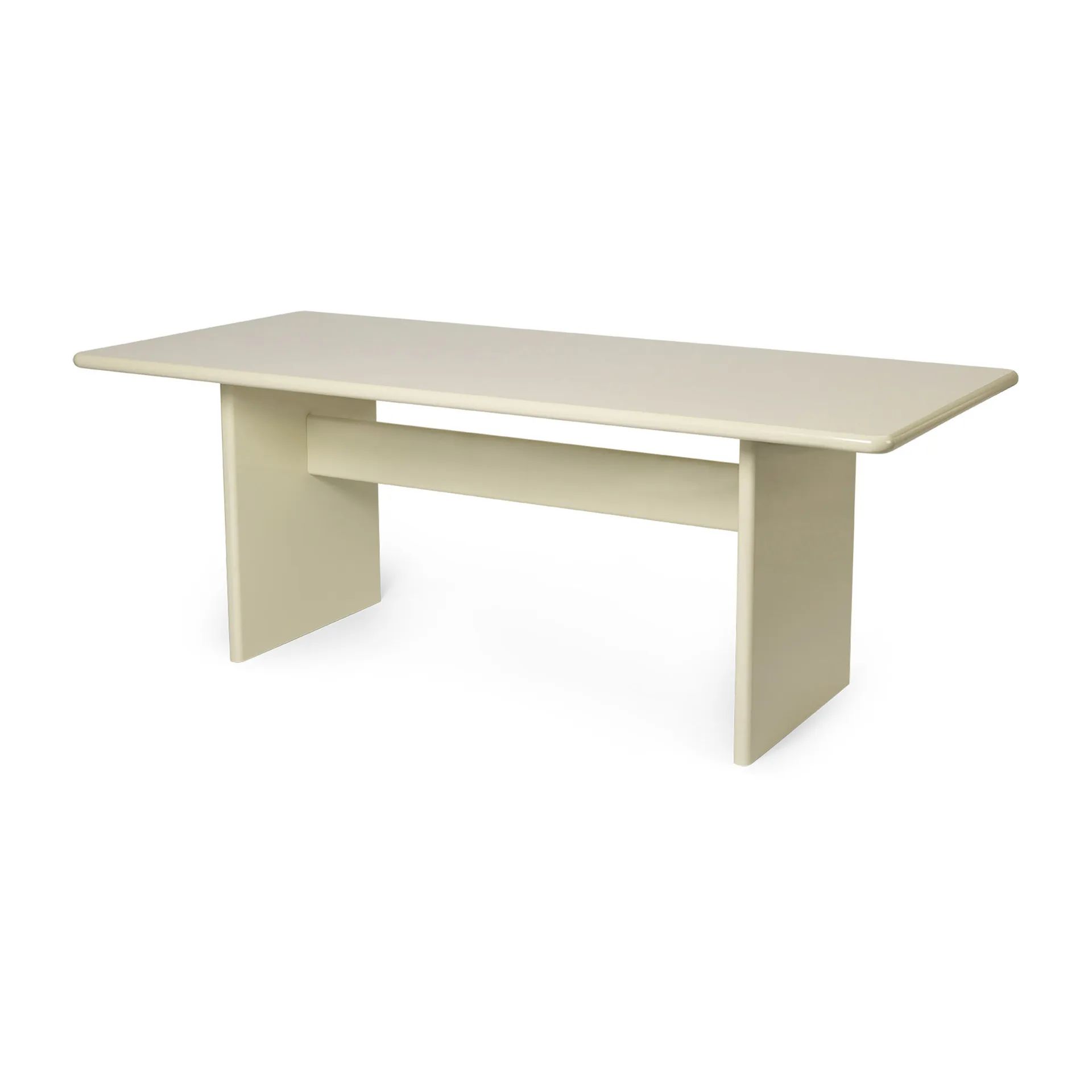Rink matbord small 200x90x74 cm, Eggshell Ferm Living