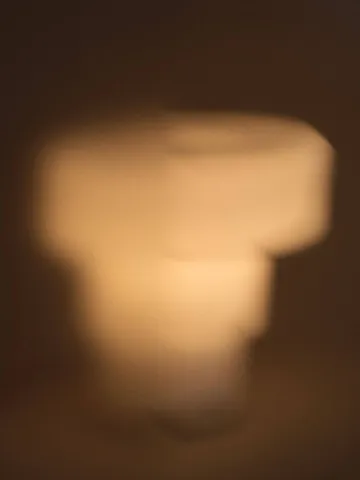 Ripple bordslampa - White, Ø28x28 cm - Ferm Living