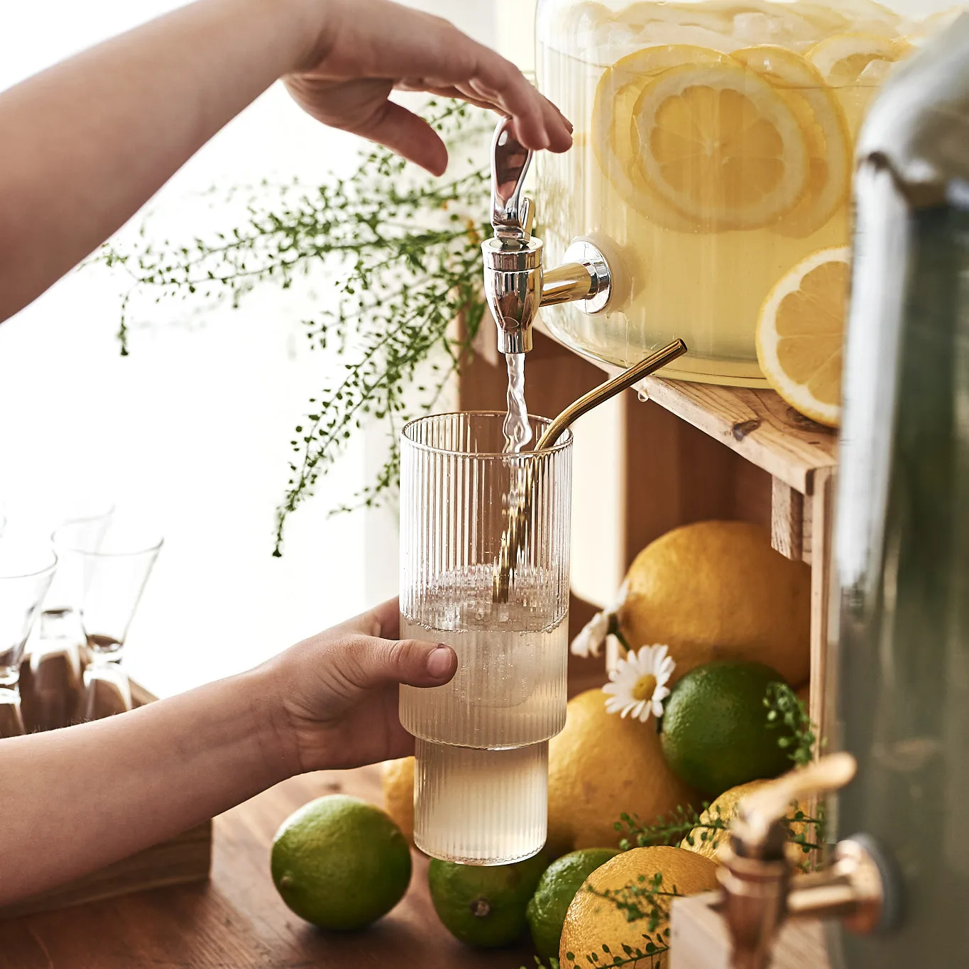 Ripple long drink glas 4-pack, klar Ferm Living