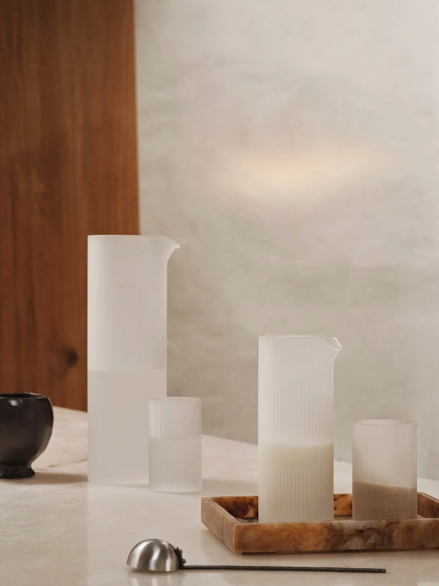 Ripple vattenkaraff 1,12 L, Frosted Ferm Living