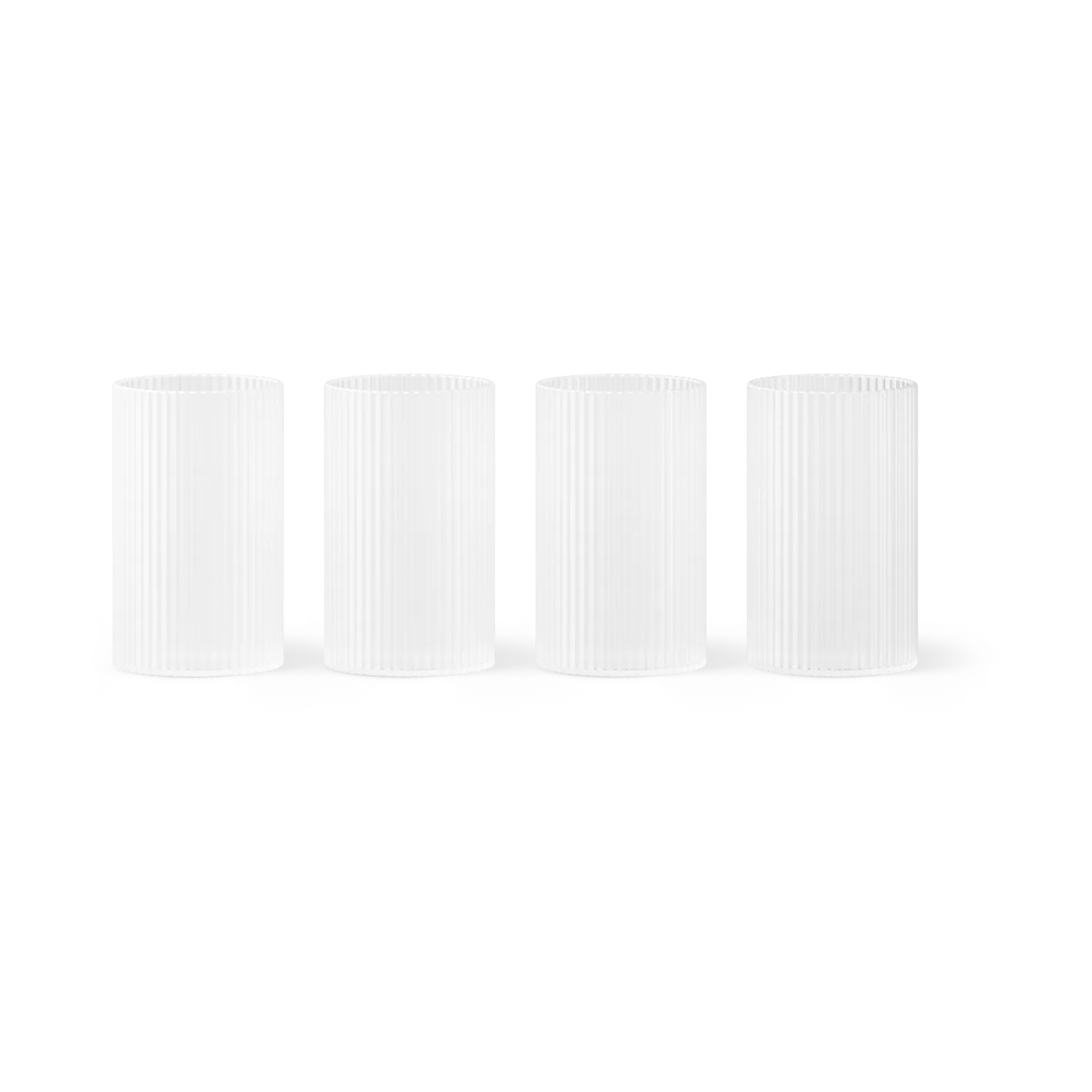 Ripple verrines serveringsglas 14 cl 4-pack, Frosted Ferm Living
