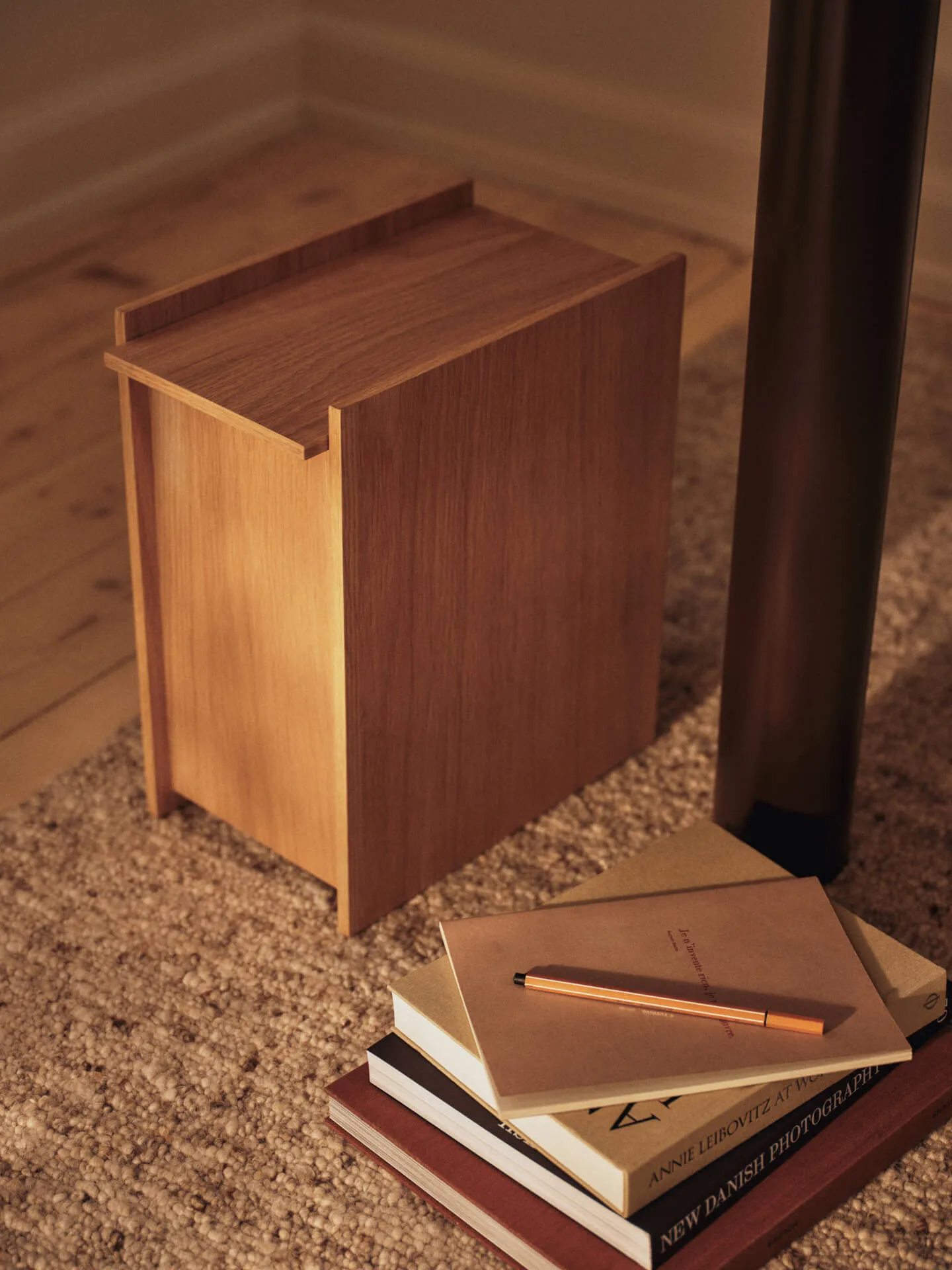 Sama papperskorg, Ek, 50 L Ferm Living