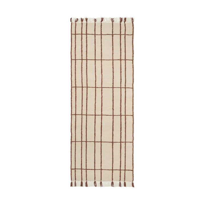 Sen matta - Parchment-chestnut, 80x200 cm - Ferm Living