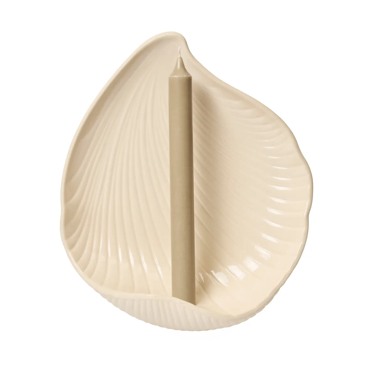 Shell väggljusstake, Off-white, 24x9,5x28,2 cm Ferm Living