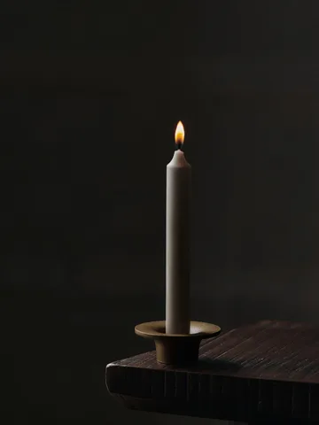 Soothe ljusstake Ø8 cm - Brass Finish - Ferm Living