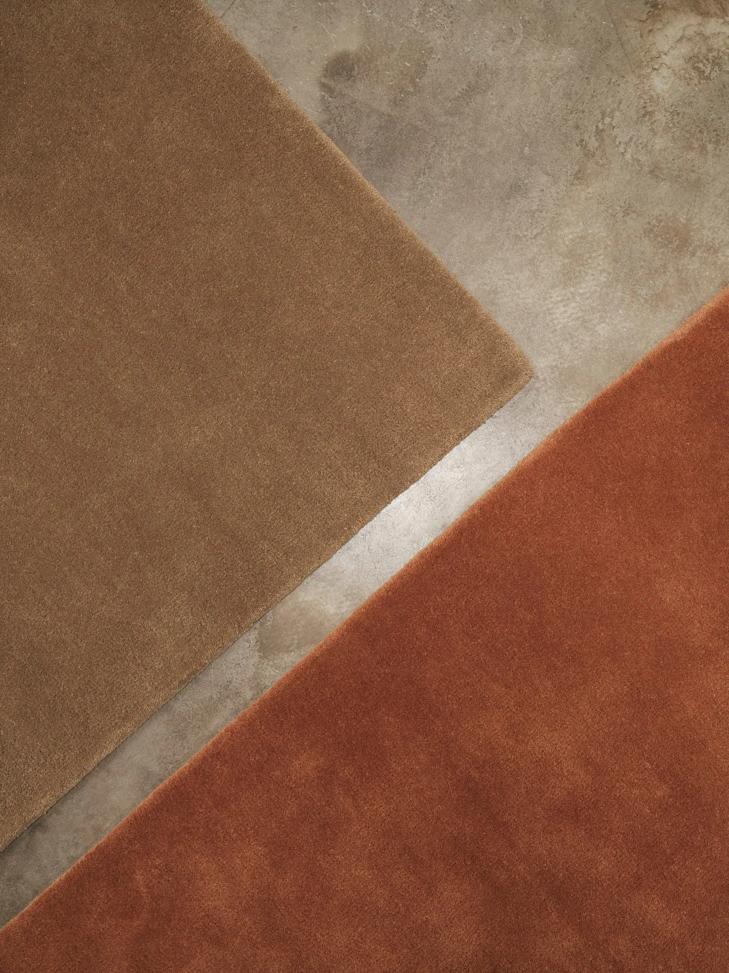 Stille tuftad matta, Red brown, 200x300 cm Ferm Living