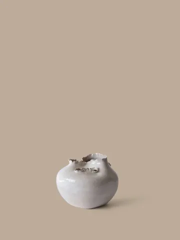 Tereo vas - Off-white speckle, 18 cm - Ferm Living