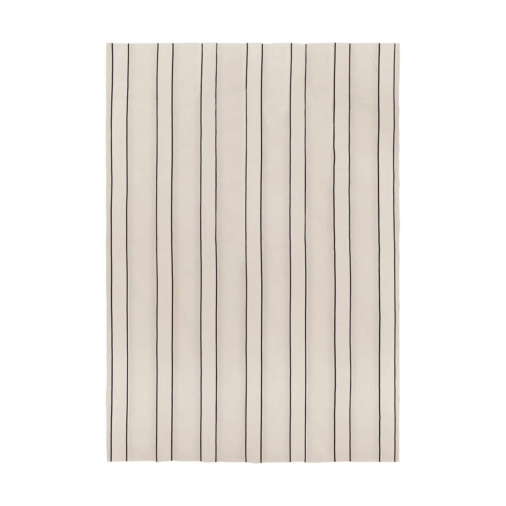 Twill överkast, Off-white-black, 180x260 cm Ferm Living