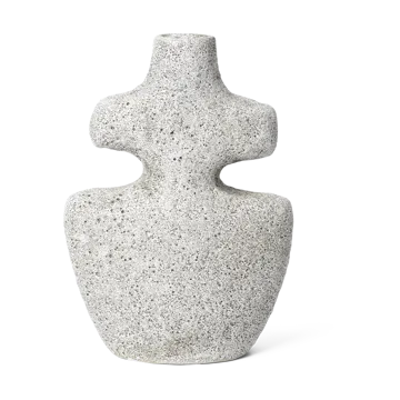 Yara ljusstake medium - Grey Pumice - Ferm Living
