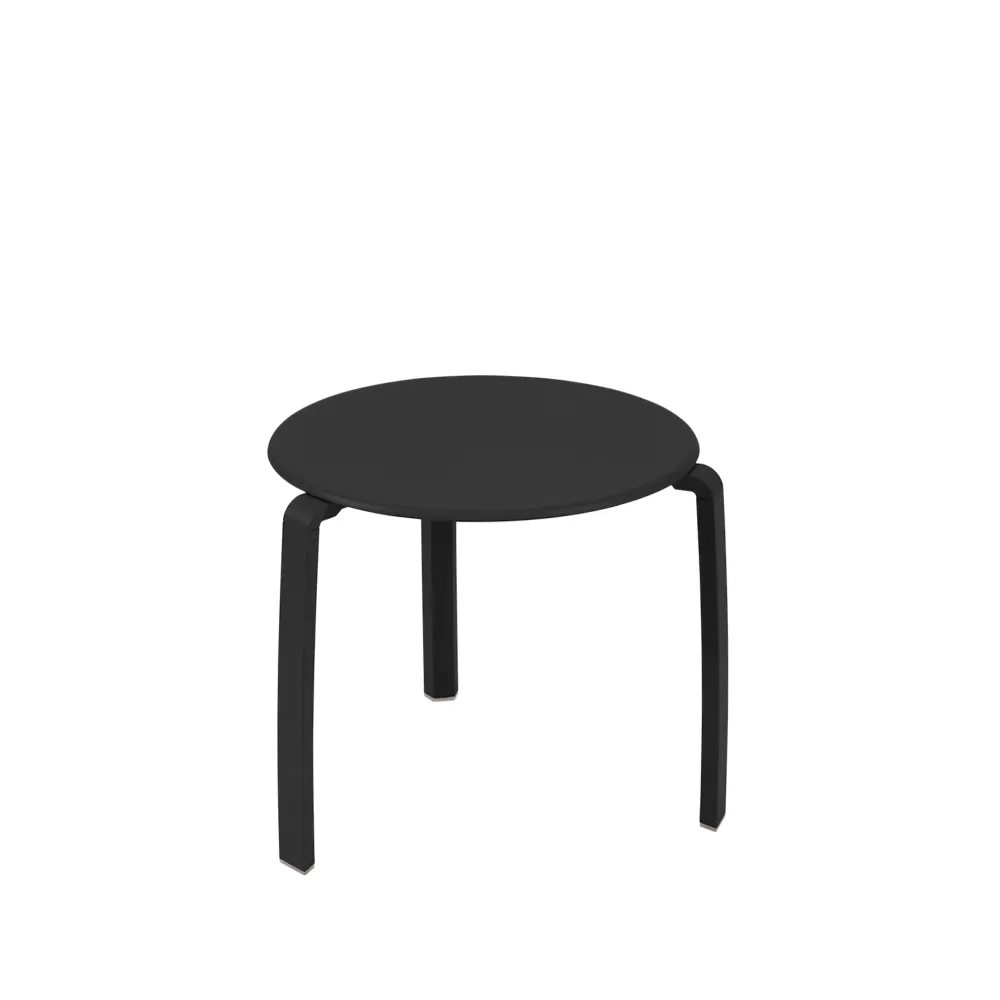 Alize bord lågt Ø48 cm, Liquorice (svart) Fermob