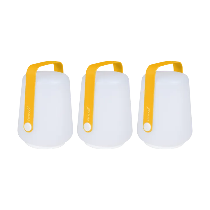 Balad bordslampa LED 3-pack - Honey (gul)-mini - Fermob