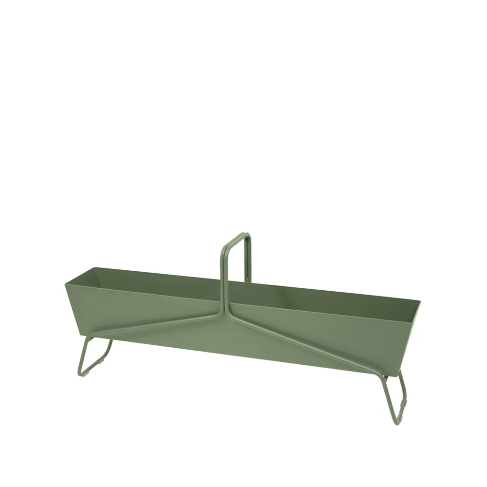 Basket long planteringsbox, Cactus (grön) Fermob