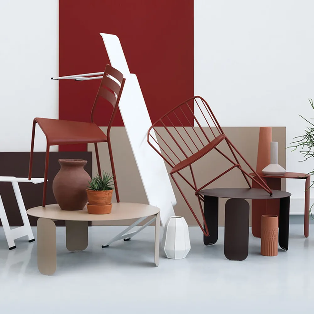 Bebop Ø80 bord lågt, Cactus (grön) Fermob