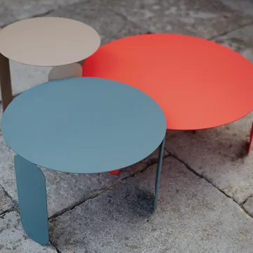 Bebop Ø80 bord lågt - Cedar green (grön) - Fermob