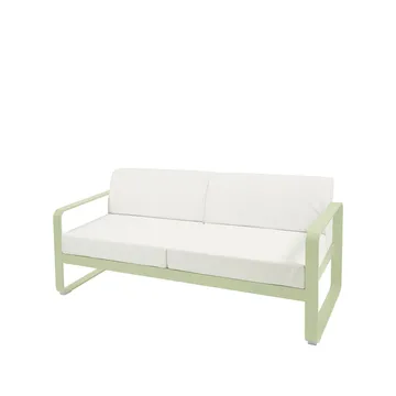 Bellevie 2-sits soffa - Willow green (grön), off-white dyna - Fermob
