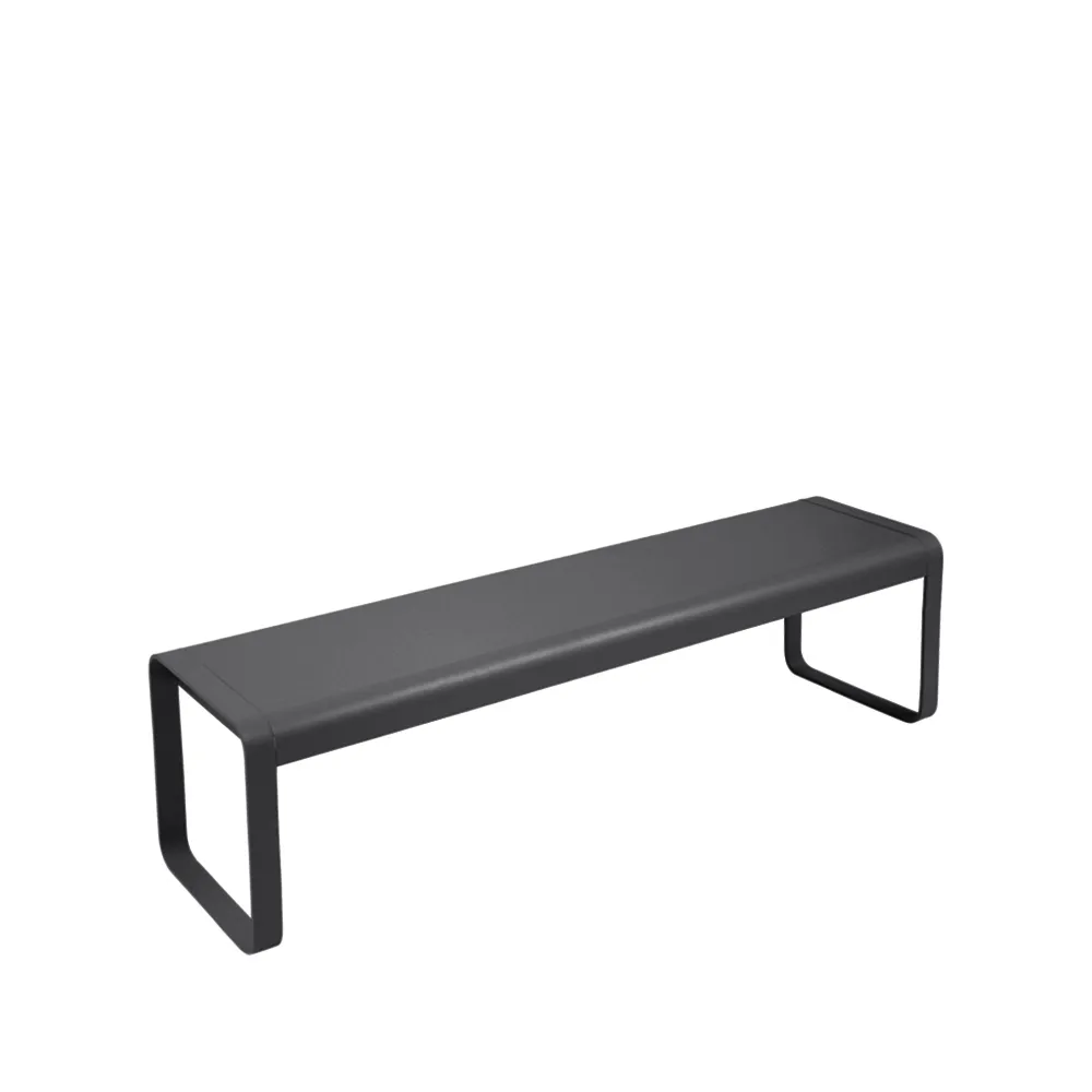 Bellevie bänk, Anthracite (grå) Fermob