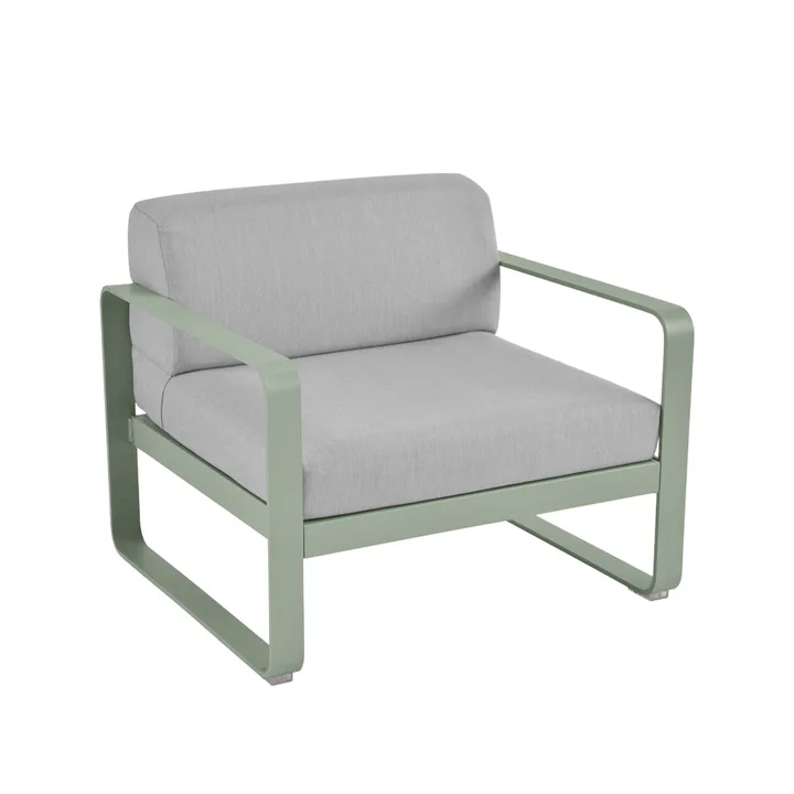 Bellevie fåtölj - Cactus (grön), flannel grey dyna - Fermob