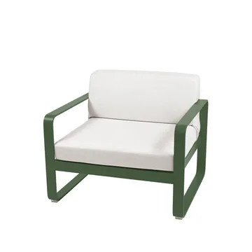 Bellevie fåtölj - Cedar green (grön), off-white dyna - Fermob