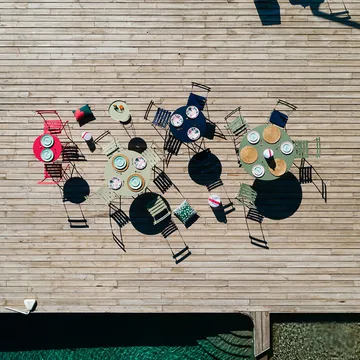 Bistro bord 117x77 cm + 4 stolar, Cactus - Fermob