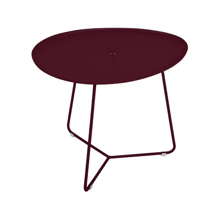 Cocotte bord lågt - Black cherry (vinröd) - Fermob