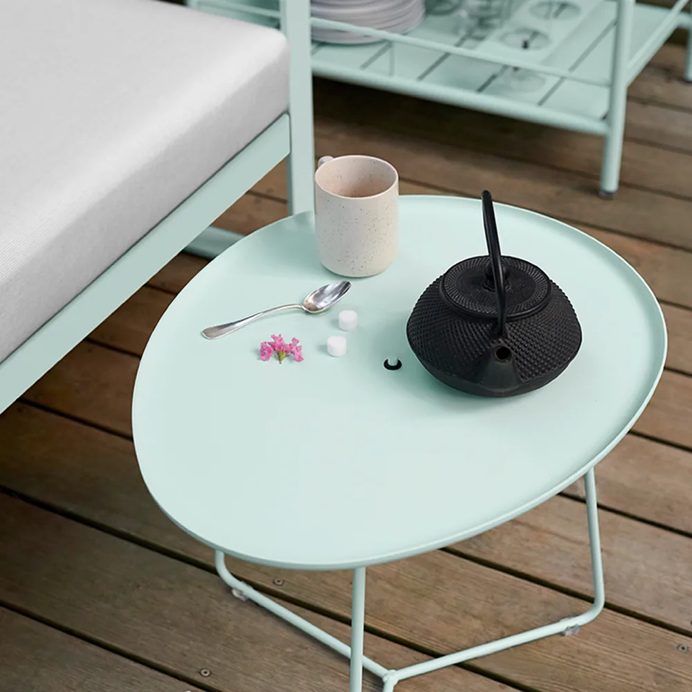 Cocotte bord lågt, Red ochre (röd) Fermob