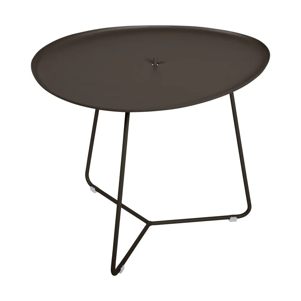 Cocotte bord lågt, Tonka (brun) Fermob