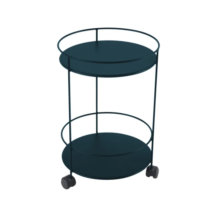 Guinguette sidobord med hjul - Acapulco blue (blå) - Fermob