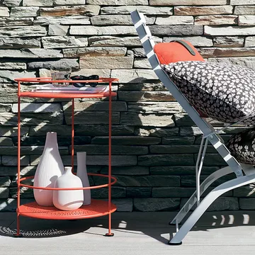 Guinguette sidobord utan hjul - Cotton white (vit) - Fermob