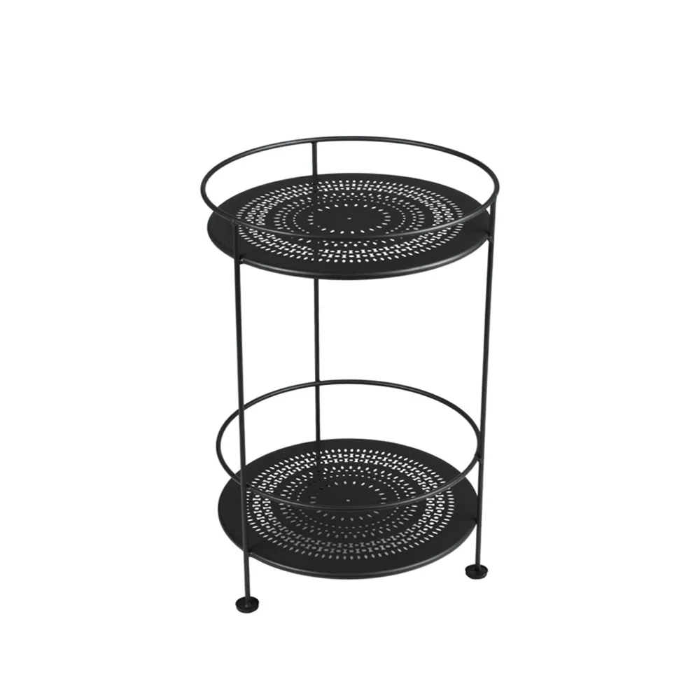 Guinguette sidobord utan hjul, Liquorice (svart) Fermob
