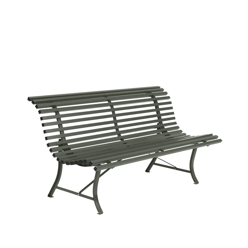 Louisiane bänk 150 cm, Rosemary (grön) Fermob