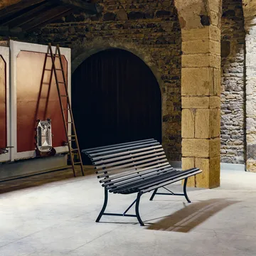 Louisiane bänk 200 cm - Anthracite (grå) - Fermob