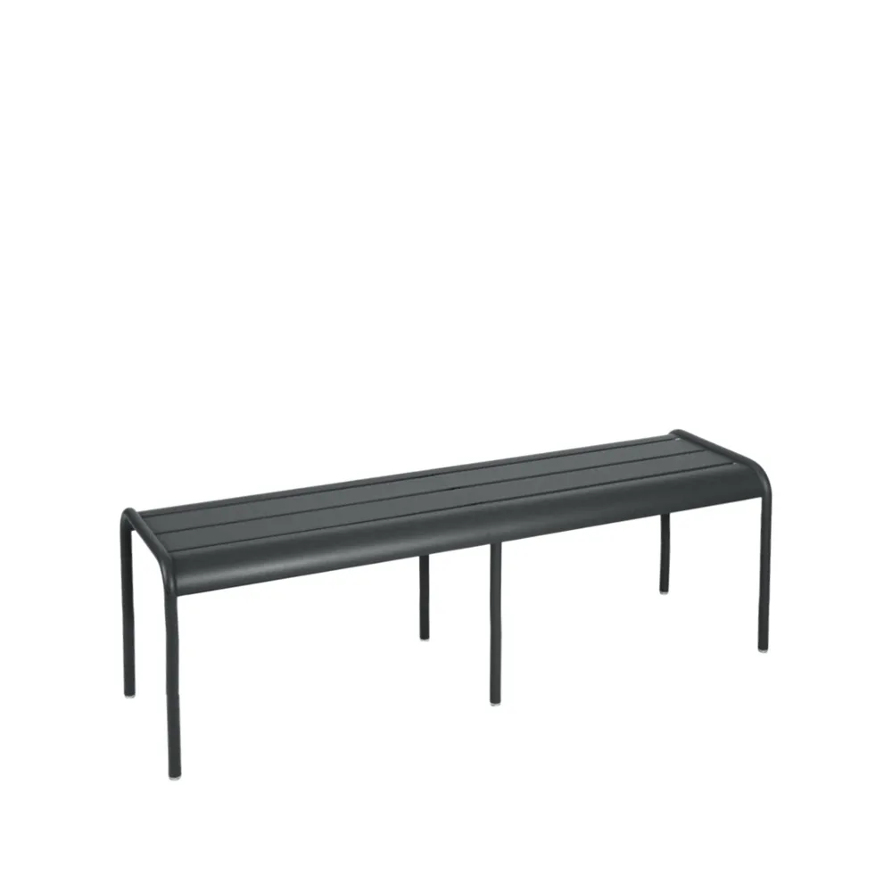 Luxembourg bänk, Anthracite (grå) Fermob