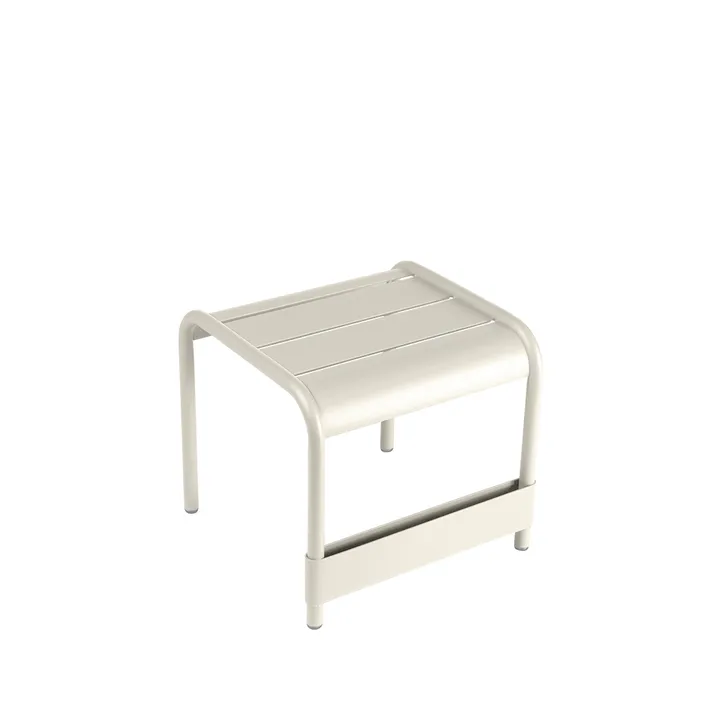 Luxembourg bord/fotpall - Clay grey (grå), small - Fermob
