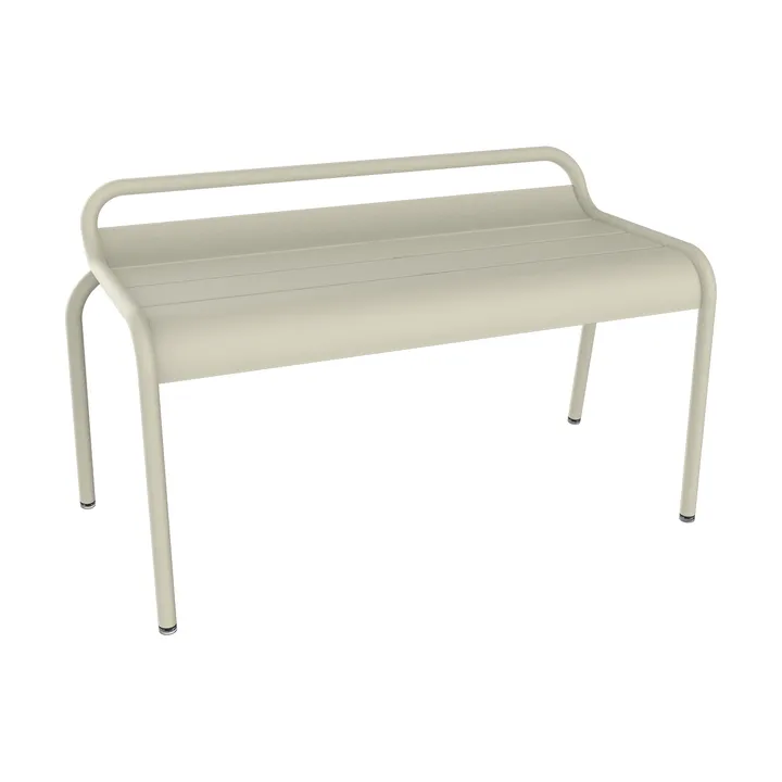 Luxembourg compact bänk - Clay grey (grå) - Fermob
