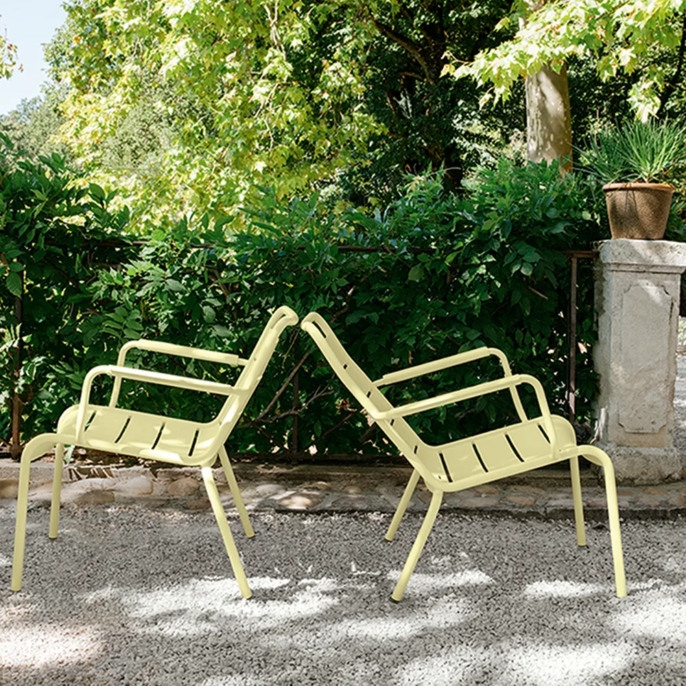 Luxembourg loungefåtölj, Clay grey (grå) Fermob