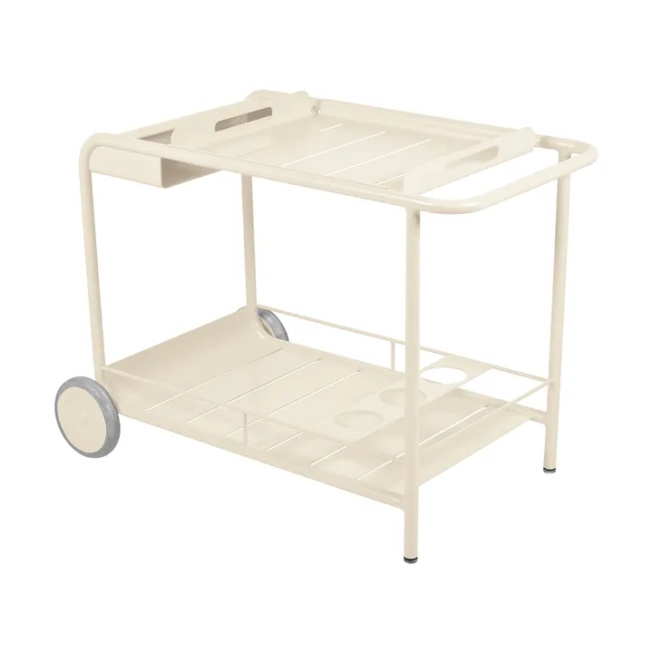 Luxembourg sidobord med hjul - Latte beige (beige) - Fermob