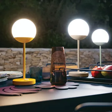 Mooon! bordslampa - Anthracite (grå), h.63 cm - Fermob