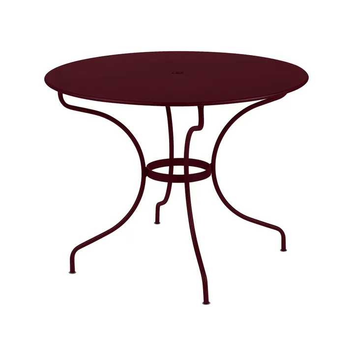 Opera+ bord Ø96 cm - Black cherry (vinröd) - Fermob
