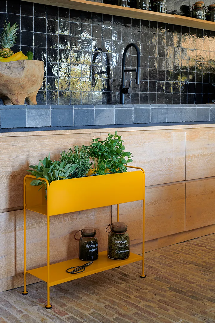 Picolino plant holder h.63 cm, Clay grey (grå) Fermob