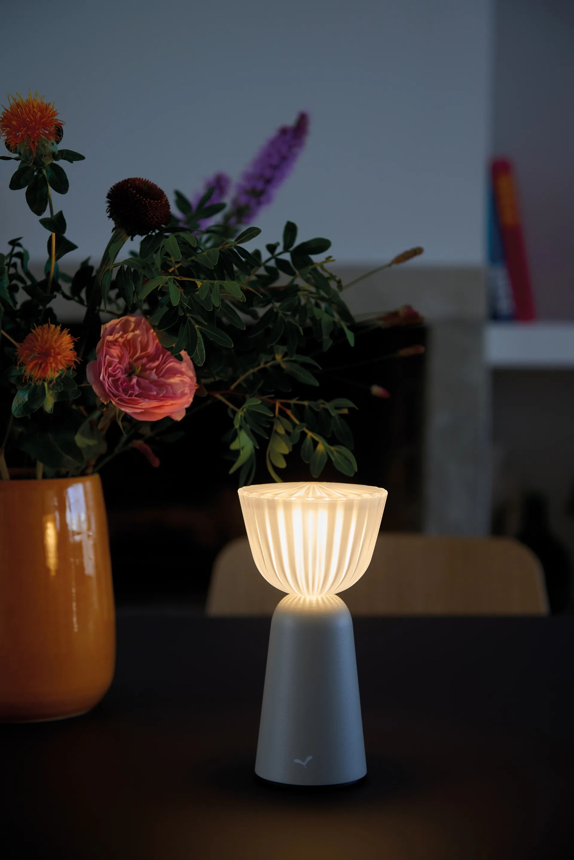 Swiing portabel bordslampa, Anthracite (grå) Fermob