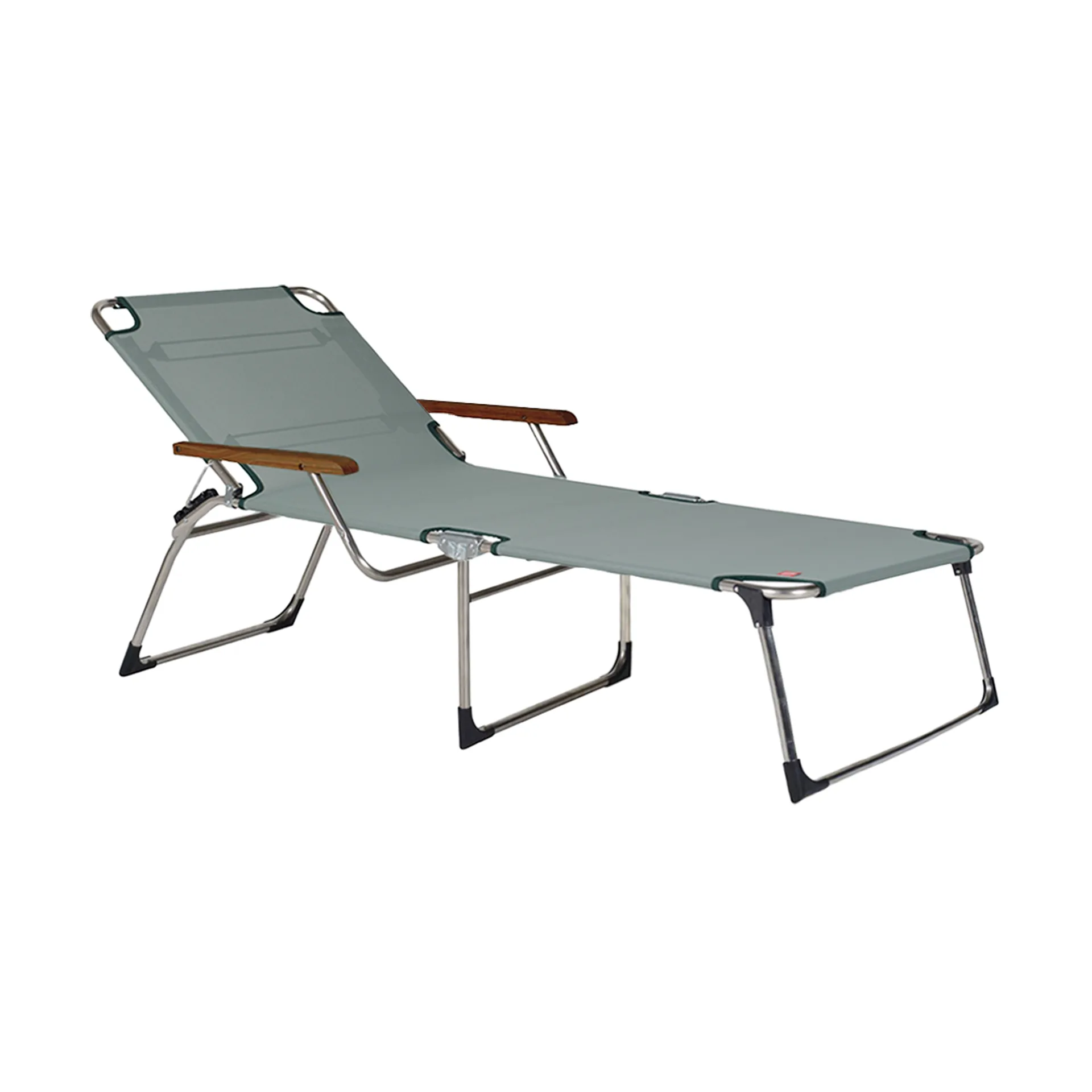 Amigo solsäng hög med armstöd, Sage green Fiam