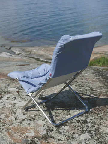 Fiesta Soft solstol - Light blue-beige supertex - Fiam