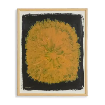 Dandelion poster 40x50 cm - Gul-svart - Fine Little Day