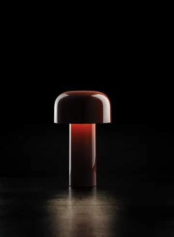 Bellhop bordslampa portabel - Brick red, IP54 (inom/utomhus) - Flos