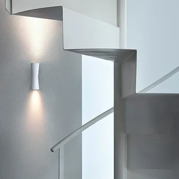 Clessidra 20°+20° vägglampa - Vit - Flos