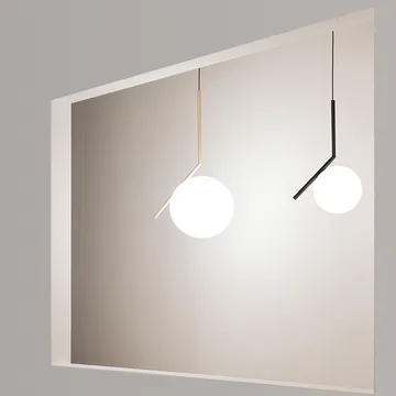 IC lights S2 pendel - Krom-opal - Flos